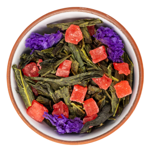 Чай зеленый ароматизированный "Черничный чизкейк"